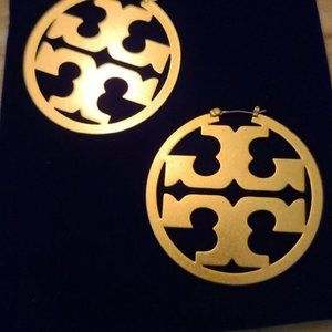 Tory Burch Women's Metallic Miller Hoop Earrings G